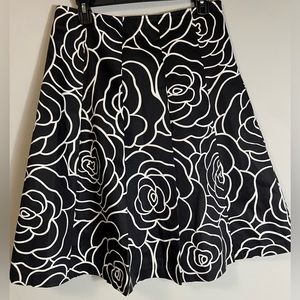 Oscar De La Renta Floral Skirt